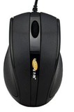 力胜DL-001三键有线光学鼠标 配种块防滑 台式笔记本USB游戏鼠标
