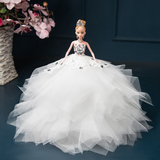 晶晶芭比娃娃新款玩具礼盒 单个婚纱新娘女童玩具女孩公主礼物