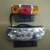 电动车改装尾灯 LED刹车灯 加装三合一车尾灯带转向灯 警示灯包邮