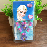冰雪奇缘 迪士尼公主 苏菲亚公主手链项链礼盒装生日礼物派对首饰