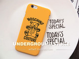 moschino苹果iphone6/6s/plus潮牌欧美街拍小熊手机壳保护套硬壳