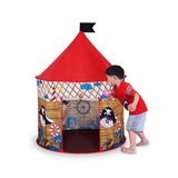 昶桦儿童帐篷游戏屋红色蒙古包小房子宝宝小孩玩具屋城堡生日礼物