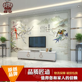 尊皇 现代中式电视瓷砖背景墙客厅玄关3D雕刻艺术影视墙装饰壁画
