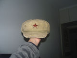 50式解放棉帽，3或4号，带珐琅版帽徽