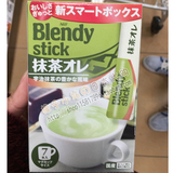 日本代购 AGF Blendy Stick  抹茶拿铁咖啡 15克*7包