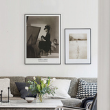 卓雅艺术 北欧装饰画客厅相框组合现代两联照片墙画挂画 爱的回应