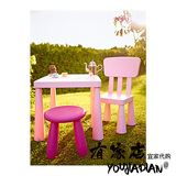【有家店】IKEA宜家玛莫特儿童圆凳子卡通塑料小板凳餐桌椅幼儿园
