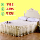 韩版公主风蕾丝床裙席梦思床罩单件床盖1.2m1.5m1.8m2米床上用品