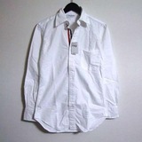 [现货] Thom Browne TB 16ss新款白色/蓝色彩条衬衫