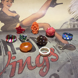 美国vintage 古董戒指 塑料 树脂 赛璐璐 古着孤品