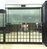鱼居乐多功能鱼缸中型1.2米水族箱大型1.5米超白玻璃底滤鞋柜鱼缸