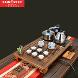 KAMJOVE/金灶R-320A鸡翅木茶盘木雕泡茶机茶具套装全智能整套茶具