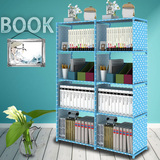 简约现代创意儿童桌上简易自由组合组装书架书柜置特架储物架特价