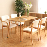 迈上特价北欧餐桌椅组合 餐桌餐椅组合欧式 日式简约一桌四椅