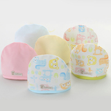 婴儿帽子纯棉初生男女宝宝新生儿胎帽0-3-6个月满月开春用品薄款