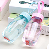 正品水杯塑料随手杯儿童可爱杯子运动水壶带盖便携学生创意太空杯