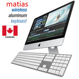 加拿大matias 苹果MAC标准无线办公键盘家用游戏铝合金安卓可用