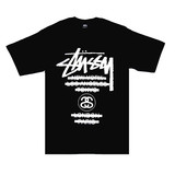 现货Stussy Taped Worldwide T-shirt 经典巡游短袖 潮流遮盖TEE
