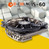 ID-COOLING IS-60 超薄下压式六热管镀镍热管 多平台CPU散热器