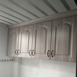 宁波田园风格德国膜压门板 简单欧式风格象牙白整体厨房橱柜定制
