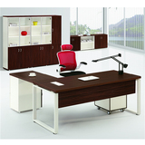 北京简约现代办公家具主管桌经理桌大班台钢架新款老板桌椅定制