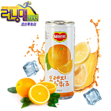 韩国进口果汁饮料 乐天德蒙特橙汁橙子味饮料 不含色素正品240ml