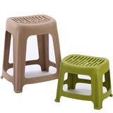加厚大小号塑料凳子椅子板凳 家用防滑高矮餐桌凳浴室凳櫈子方凳
