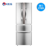 电器城KEG/韩电 BCD-278DBV4三开门冰箱对开门电冰箱家用四门冰箱
