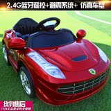 法拉利新款儿童电动车可坐人男女宝宝幼儿1-3岁遥控摇摆四轮汽车