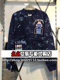 艾格ES2016秋专柜新款正品代购印花外套女韩版棒球服潮160321089