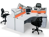 北京办公家具组合屏风工位桌简约职员办公桌椅246单人位员工位