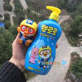 现货 韩国代购PORORO宝露露宝宝儿童洗发水400ml赠喷水玩具