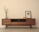 日式实木电视柜宜家小户型简约现代白橡木电视柜茶几组合客厅家具