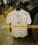 16年夏款 ZIOZIA韩国正品代购 白色商务短袖衬衫 CBW2WD1202