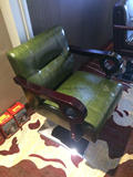 厂家直销 复古实木美发椅子 高档复古美发椅发廊新款剪发烫染椅子