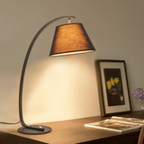 北欧现代简约布艺护眼装饰工作LED台灯创意个性办公室书桌床头灯