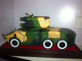 大比例款红旗7B地空导弹车模型 合金导弹发射车HQ7坦克模型 礼品