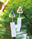日本代购 津軽手工玻璃風鈴 日式风铃挂件多色可选创意玻璃挂饰