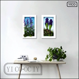 美式装饰画植物客厅沙发背景墙壁画现代简约仿真立体植物花卉挂画