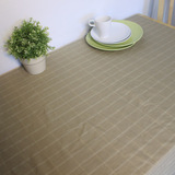 简约格子时尚桌布现代中式台布长方形布艺餐桌布特价清仓耐用盖布