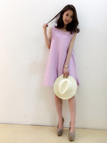 日本代购直邮 coco deal 纯色无袖针织连衣裙 76335360