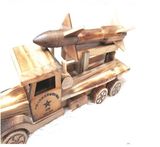 特价促销木头火箭战斗机儿童车仿真飞机汽车玩具车模型小摆件批发