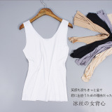 夏季必备超薄抹胸防透隐形女背心冰丝无痕打底内衣性感吊带衫