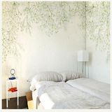 北欧清新文艺壁纸温馨田园花卉沙发客厅电视背景墙纸个性卧室壁画