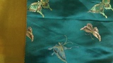 蝶染（深蓝绿）中式东南亚欧式现代风格客厅卧室定制成品窗帘
