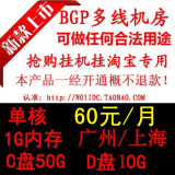 国内VPS 广东BGP上海vps云主机 10M独享独立ip1G内存多线服务器