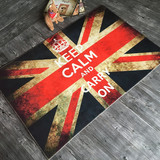 英伦风复古个性创意长方形米字旗英国旗地毯客厅卧室茶几沙发地垫