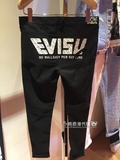 小熊香港代购EVISU 16夏女款刺绣字母牛仔裤1ESGMW6JE120SK