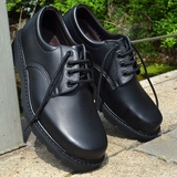 正品B07大头皮鞋钢头钢底低帮工装鞋特种兵男军鞋真皮劳保防护鞋
