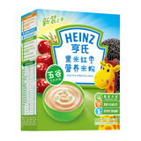 Heinz/亨氏米粉1段 婴儿辅食黑米红枣营养米粉225g 宝宝辅食米糊